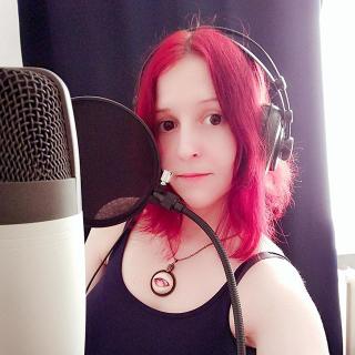 Holly recording vocals